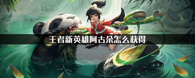 国王的新英雄阿古朵是怎么得到的？ 王者荣耀阿古朵如何免费获得